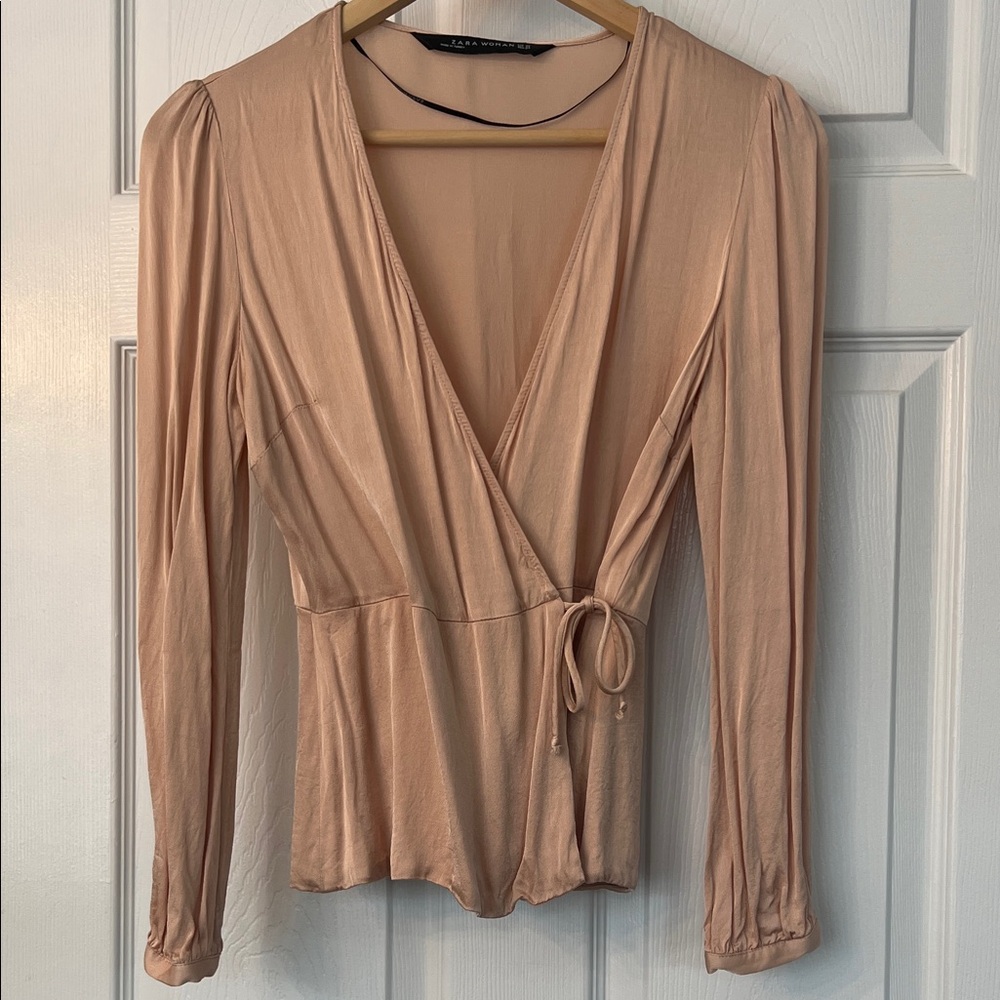 Zara Woman Wrap Blouse